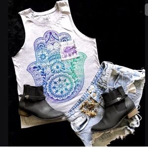 Cold Crush Women Tank Sz Large gray Elephant